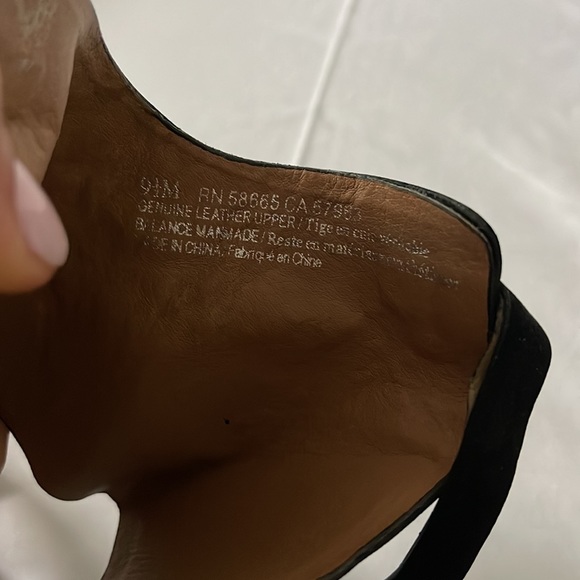 Halogen Wedge Sandals in Black - Picture 6 of 7